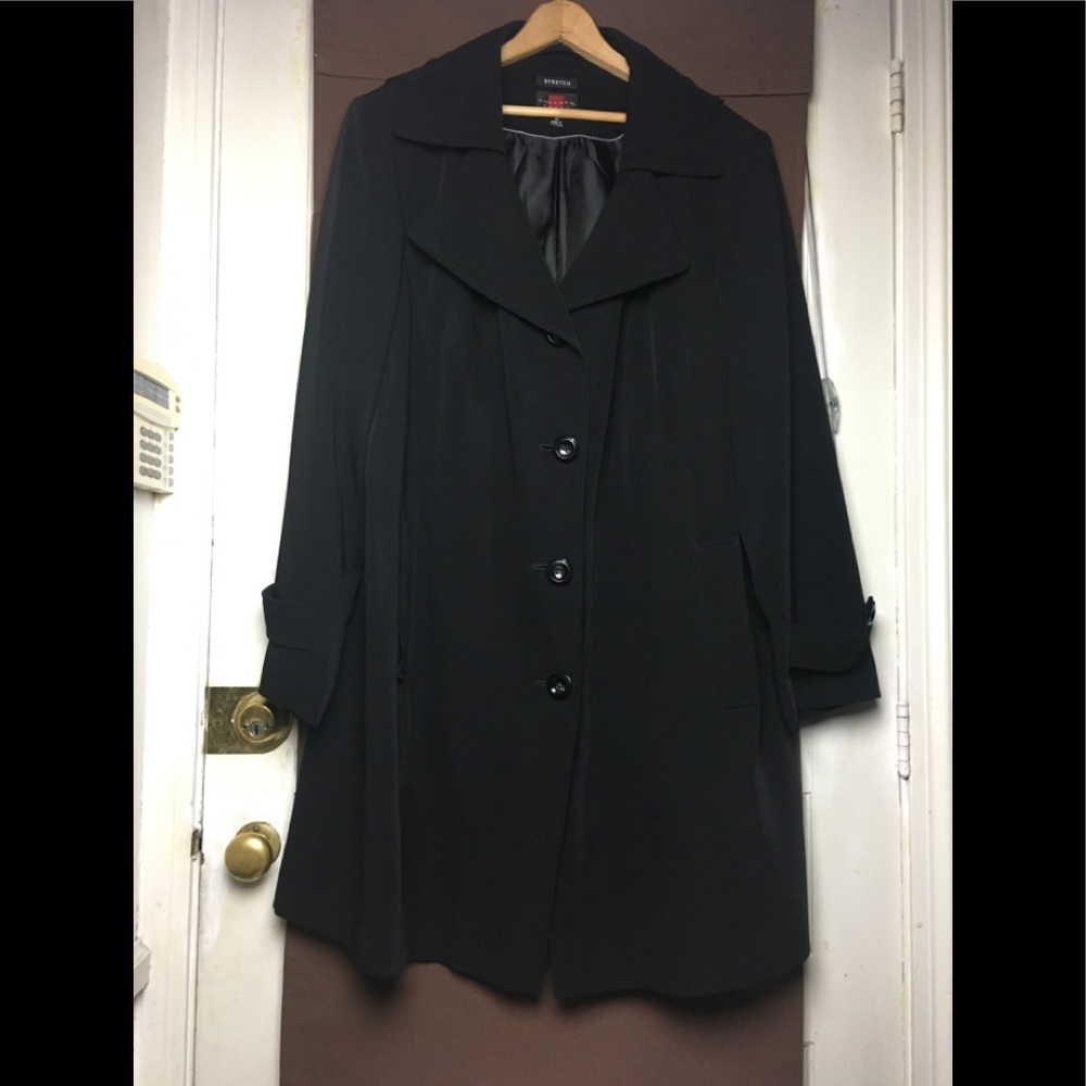 Gallery Stretch Light Spring Fall Trench Jacket - image 1